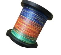 Hilo de Pescar Línea Principal de Pesca Alta Resistencia, multifilamento Trenzado 2000M, 8 PE para Colgar(300M,0.4-10LB)