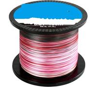 Hilo de Pescar monofilamento, 8X 8 Strands Braided PE Fishing Line Multicolor Multiple Sizes for Carp(8X-Pink,1000M-4.0-60LB)