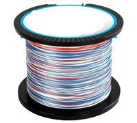 Hilo de Pescar monofilamento, Braided Multifilament PE Fishing Line For Saltwater Carp Multicolor Multiple Sizes(8X-Patriot,3000M-2.0-35LB)