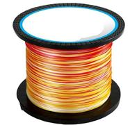 Hilo de Pescar monofilamento, Braided Multifilament PE Fishing Line For Saltwater Carp Multicolor Multiple Sizes(8X-Flash,1000M-4.0-60LB)