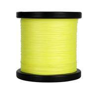 Hilo de Pescar monofilamento, Fishing Line 12 Strands Yellow 300-1000M 10-420LB Braided Zero Stretch Abrasion(300M,100LB 0.55mm)