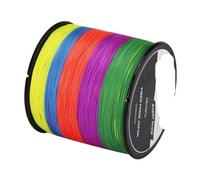 Hilo de Pescar monofilamento, Multicolor 4-Strand Braided Fishing Line 300M-1000M Size 0.4-8. for Carp(Multi-Coloured,X4 500M 60LB 6.0)