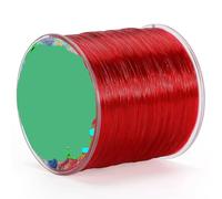Hilo de Pescar monofilamento, Nylon Fishing Line 500m Multiple Sizes Multicolor 7-38LB For Salt Fresh Water(Red,1.0-0.16mm-10LB)