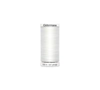 Hilo de poli?ster Gutermann blanco para coser todo, 500 m/547 yd, 5,5 x 3,5 x 3,5 cm