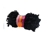 Hilo de poliéster con bucles para los dedos, Bolsa for bufanda tejida a mano con forma de donut liso de 100 g, hilo de grosor medio, sin herramientas, hilo de bucle for tejer a mano(Color 8)