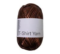 Hilo de poliéster para camiseta, hilo brillante de 40 m, cordón de ganchillo brillante, material de tira elástica para tejer, hilo de fibra suave para manualidades, decoración del hogar, joyería de