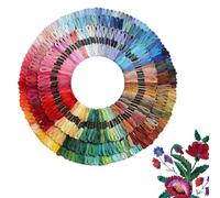 Hilo De Punto De Cruz - Hilo De Bordado - Conjunto De Bordado | Bordado | Tanga De Algodón Colorido Para La Decoración De Proyectos De Edredones De Reparación Principiantes Y Expertos