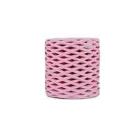 Hilo de rafia, Hilo de paja rafia, rollo 200 m, multicolor, for bricolaje, sombreros ganchillo, bolsos, cojines(Pink)