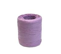 Hilo de rafia, Hilo de rafia 180m 2mm carrete multicolor for tejer a mano ganchillo(Purple)