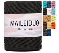 Hilo de rafia para ganchillo, 2 mm x 300 m, alambre de papel natural para manualidades, hilo de papel, cinta de rafia, cinta de regalo, cuerda de papel, hilo de papel para manualidades, sombreros y