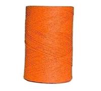 Hilo de rafia, Rollo de hilo paja rafia, 500g, for tejer a mano, ganchillo, bricolaje, Multicolor(Orange)