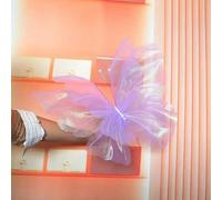 Hilo de seda de imitación de mariposa para bodas y festivales, diseñado para colgar de árboles, techos o paredes (morado)