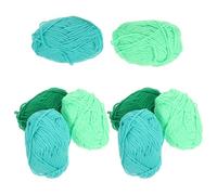 Hilo de Tejer de Algodón Verde 8 Rollos de 4 Hebras Color Aleatorio