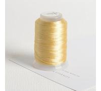 Hilo de tejer de bordado de 350 m para punto de cruz y macramé, cordón de jade fuerte para hacer joyas, 0,2 mm (beige 21)