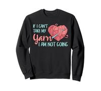 Hilo de Tejer Ganchillo I Am Not Going Crochet Sudadera