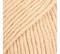 Hilo de tejer y ganchillo 100% algodón, 4 o mediano, peso Aran, Drops Paris, 1.8 onzas, 82 yardas por ovillo (74 crema de albaricoque)