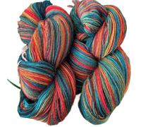 Hilo degradado 500 g/set de hilo lana teñido segmento degradado for tejer a mano chales bufanda for Jersey sombreros chaleco Diy suave y cálido esponjoso para suéteres, bufandas(Color12)