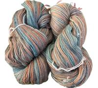 Hilo degradado 500 g/set de hilo lana teñido segmento degradado for tejer a mano chales bufanda for Jersey sombreros chaleco Diy suave y cálido esponjoso para suéteres, bufandas(Color10)
