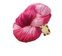 Hilo degradado Hilo de lana grande degradado for tejer, bufanda for Jersey, sombrero, chal, chaleco, hilo teñido segmento cálido, suave y esponjoso, 250 g/unidad para suéteres, bufandas(Color07)