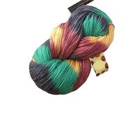 Hilo degradado Hilo de lana grande degradado for tejer, bufanda for Jersey, sombrero, chal, chaleco, hilo teñido segmento cálido, suave y esponjoso, 250 g/unidad para suéteres, bufandas(Color19)
