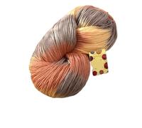 Hilo degradado Hilo de lana grande degradado for tejer, bufanda for Jersey, sombrero, chal, chaleco, hilo teñido segmento cálido, suave y esponjoso, 250 g/unidad para suéteres, bufandas(Color08)