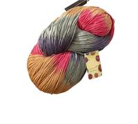 Hilo degradado Hilo de lana grande degradado for tejer, bufanda for Jersey, sombrero, chal, chaleco, hilo teñido segmento cálido, suave y esponjoso, 250 g/unidad para suéteres, bufandas(Color11)