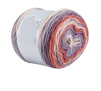 Hilo degradado Hilo de pastel degradado for tejer a mano, hilo colorido ganchillo, sección media gruesa, algodón teñido arcoíris, 100 g/unidad para suéteres, bufandas(Color9)