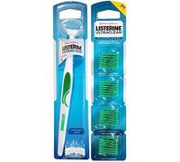 Hilo dental de acceso ultra limpio para zonas de difícil acceso, mango de hilo dental con 28 recambios, menta