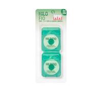 Hilo Dental Encerado Sabor Menta Fresca - Paquete de 2 Unidades (2 x 60m) - Resistente al Desgarro, Deslizamiento Suave para Espacios Estrechos y Limpieza Profunda de Encías