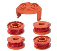 Hilo Desbrozadora,Bobina de Recambio,Recambios Desbrozadoras,5 Pcs Hilo Desbrozadora Acero Accesorios para Desbrozadora,Compatible con wg180 / wg163 / wg175 de 20v worx