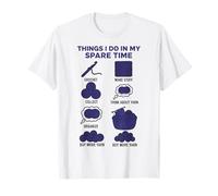 Hilo Divertido para Ganchillo para Cosas Que Hago en mi Tiempo Libre Camiseta