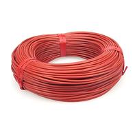 Hilo EléCtrico,Cable Electricos 12K 33OHM Fibra Carbono Cable Calentamiento Suelo Calefacción Alambre Eléctrico Línea Directa No Tóxico Calor Sin(Red,100m)