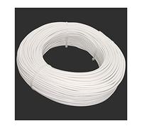 Hilo EléCtrico,Cable Electricos 12K 33OHM Fibra Carbono Cable Calentamiento Suelo Calefacción Alambre Eléctrico Línea Directa No Tóxico Calor Sin(White,100m)