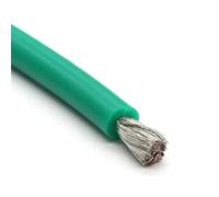 Hilo EléCtrico,Cable Electricos Cable de silicona suave 1/5/10 m for batería coche, cableado automotriz, 30, 28, 26, 24, 22, 20, 18, 16, 14, 12, 10, 8 AWG, resistente al calor(Green,1 meter,22AWG)