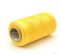 Hilo Encerado, 150D 1mm Cordón Encerado, 260m Piel Hilo de Costura Encerada para Cuero DIY, Encuadernación, Reparación de Calzado, Proyectos de Cuero, Telas Pesadas, Bolsos (Amarillo)