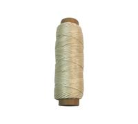 Hilo encerado de 50m y 0, 8mm de espesor para, cordón encerado, hilo para coser a mano, línea de costura plana, herramienta de artesanía para