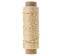 Hilo encerado de 50m y 0, 8mm de espesor para, cordón encerado, hilo para coser a mano, línea de costura plana, herramienta de artesanía para
