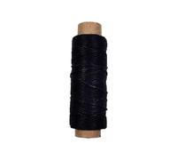 Hilo encerado de 50m y 0, 8mm de espesor para, cordón encerado, hilo para coser a mano, línea de costura plana, herramienta de artesanía para