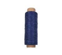 Hilo encerado de 50m y 0, 8mm de espesor para, cordón encerado, hilo para coser a mano, línea de costura plana, herramienta de artesanía para