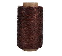 Hilo Encerado, Hilo Encerado para Costura de Cuero 150D de 820,2 Pies, Cordón de Costura Hecho a Mano para Sofá, Alfombra de Lona, Cuero DIY(Café oscuro)
