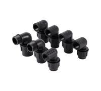 Hilo femenino negro de 1/2 ", 3/4" y 1 "a 20/25/32Mm, codo reductor de 90 grados, tubería de agua for jardín, tubo de PVC, conexión de conexión de riego(1I2 to 20mm)
