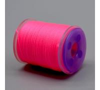 Hilo fluorescente para atar moscas 200D hecho de nailon para envolver el cuerpo de mosca, carrete de 100 yardas para compatibilidad estándar de soporte (rosa)