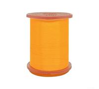Hilo fluorescente para atar moscas 70D, nailon de 100 m para una mayor visibilidad del cebo en la pesca (naranja fluorescente)