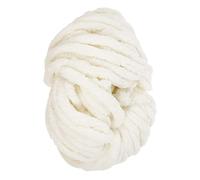 Hilo grueso for crochet, 1 pieza de hilo lana una sola hebra, for tejer, manta algodón, tejida, gigante punto, color blanco
