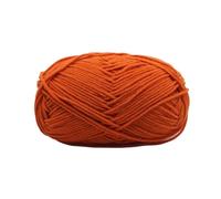 Hilo grueso Hilo de lana for tejer algodón con leche, hilo teñido for manualidades ganchillo, suéter, sombrero, muñecas(45 EU)