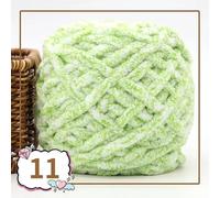 Hilo Grueso,Hilo De Lana Grueso 2 piezas de 100 g hilo terciopelo colorido for tejer a mano, chenilla for crochet, grueso for hacer pantuflas, bolsas, mantas amigurumi(11)