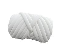 Hilo grueso para tejer con los brazos Hilo grueso for tejer a mano, 250G, 65,6 pies, multicolor(White)