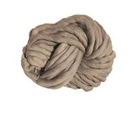 Hilo grueso para tejer con los brazos Hilo mezclado poliéster súper grueso for tejer a mano el brazo que hace punto el ganchillo multicolor(Beige camel)