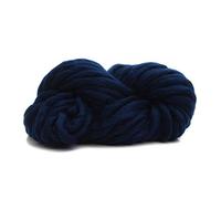 Hilo grueso para tejer con los brazos Hilo mezclado poliéster súper grueso for tejer a mano el brazo que hace punto el ganchillo multicolor(Navy)