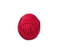 Hilo Grueso Suave Súper grueso hilo bricolaje bulky brazos manta de punto hilado(Red)